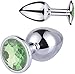 Steel Color Adult only Sex Toys Attractive Butt Plug Anal Jewelry Small (Baby Pink)