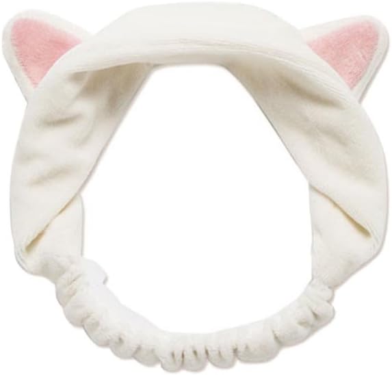 Patty Both Women Fashion Lovely Makeup Cosmetic Shower Elastic Hair Headband (Cat)