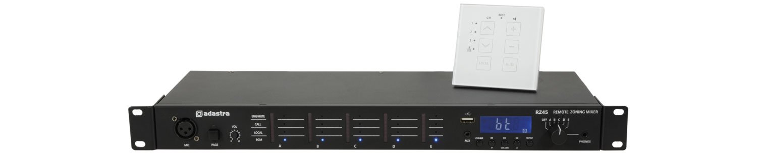 adastra Remote Zone Audio Matrix with Bluetooth