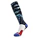 J'colour Mens Dri Fit Knee High Compression Basketball Soccer Socks 1,2,6 Pairs
