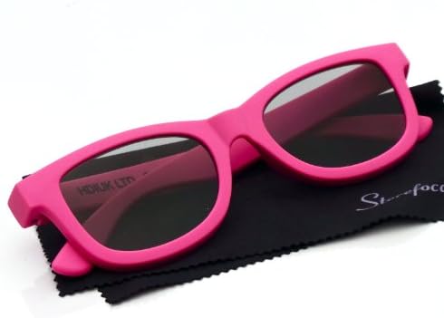 Sterefocals Passive Original TV / Cinema (Movie Theater) 3D Glasses. Adult (Pink)