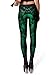 Jescakoo Snake Leggings Womens Digital Dragon Tight Pants Halloween Party Costumes S