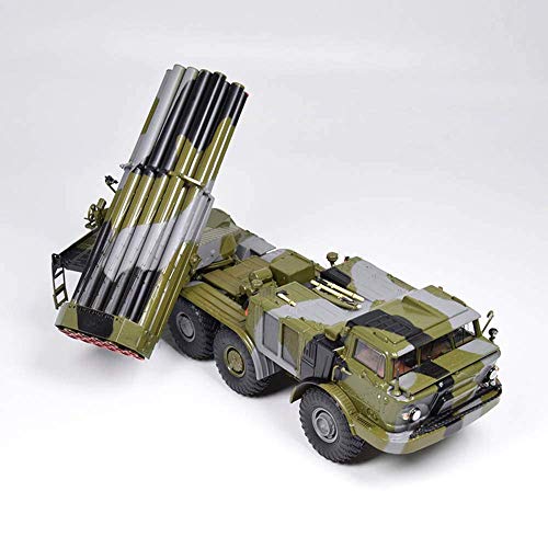 XHH Panzermodell Militärisches Panzermodell, Raketenwerfer BM-27 im Maßstab 1:43 Modell aus UDSSR-Legierung, Spielzeug… – Bild 3