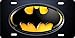 Yellow Batman License Plate Custom Made