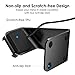 KIMILAR Charger Dock Compatible with Fitbit Versa/Fitbit Versa Lite [Not for Versa 2], Premium Aluminum Charger Cradle Charging Station Holder with 4.2ft USB Stand Cord (Not for Versa 2), Black
