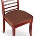 Easy Fit Seat Covers for Chairs, Bar Stools, Patio Cushions - 2 PC Set, Brown