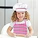 Conthfut Cooking Toys for Girls Toddler Kids' Cooking Kits Baking Chef Set - 13 PCS Kids Kitchen Set Includes Chef Hat, Apron, Cookie Cutters & Baking Utensil for Toddler Girl Toys Age 3+