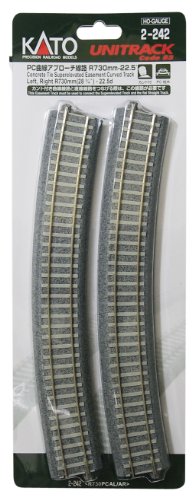 (On each two LR) R730-22.5 HO gauge 2-242 HO unitrack PC curve approach line (japan import)