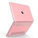 iBenzer Soft-Touch Series Plastic Hard Case for Apple Macbook Pro 13-Inch with/without Touch Bar and Touch ID - Rose Quartz