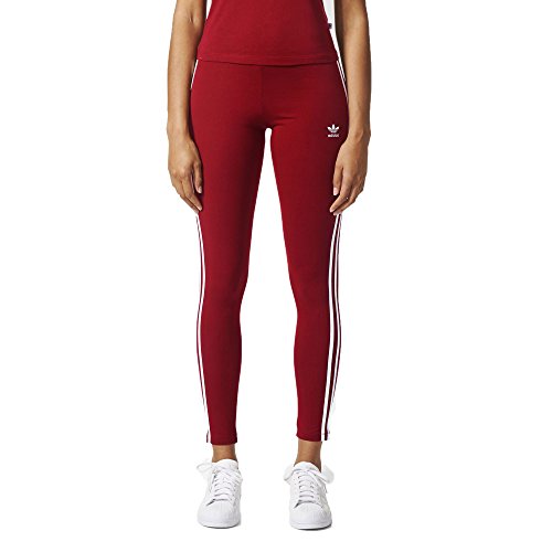 adidas Originals Women's 3-Stripes Leggings, Collegiate Burgundy