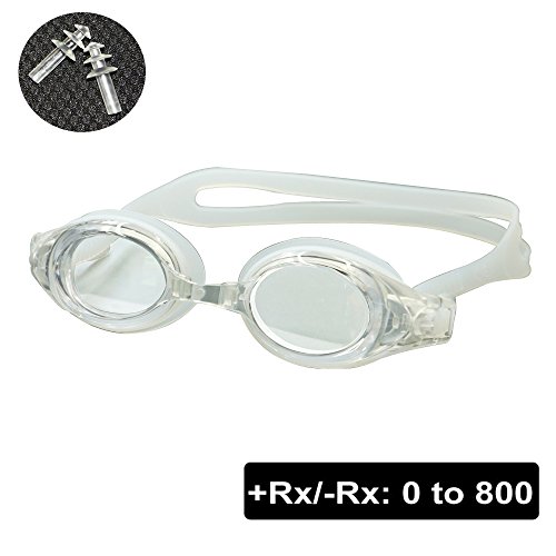 Buy EnzoDate Optical Swim Goggles Hyperopia RX +1 to + 8 Myopia 1 to