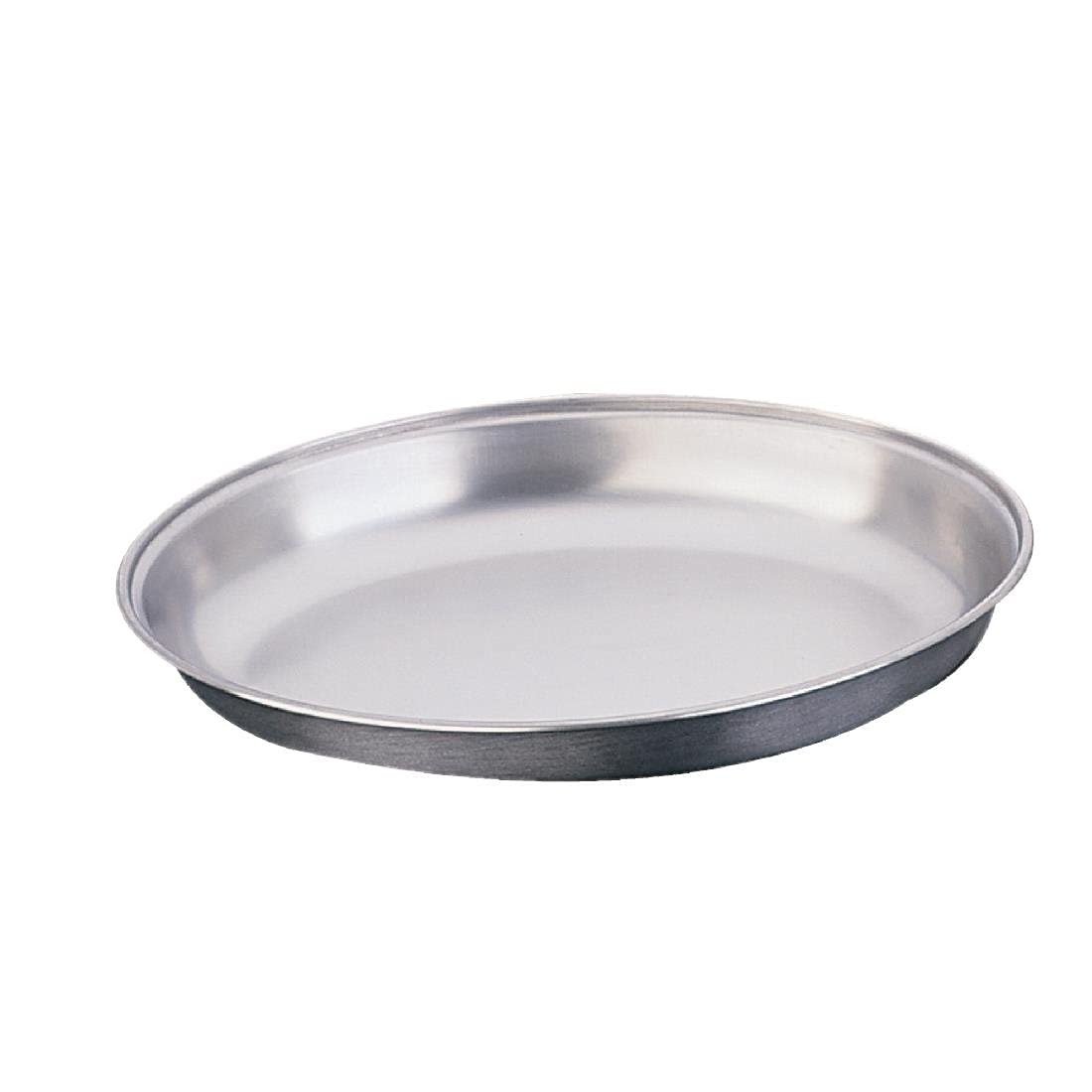 Olympia Oval 12in Undivided Vegetable Dish Made of Stainless Steel