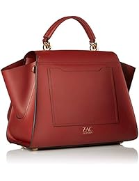ZAC Zac Posen Eartha Iconic Soft Top Handle Merlot ahumado