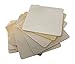 12 Piece Birch Wood Craft Unfinished Blank Coasters 4 x 4 for Craft Projects with Instruction Sheet