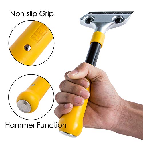 MJAMJL Heavy Duty 4inch Razor Blade Scraper with Long