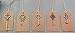 SL crafts Mixed 100pcs Skeleton Keys & 100 pcs Kraft Tags Antiqued Brass Bronze Charms Pendants Wedding favor 34mm-68mm