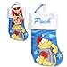 Winnie The Pooh Bundle of Joy 8 pieces Baby Gift Set 3 Pooh Baby Bibs 3 Pooh Baby Bottles 1 BPA Free Pooh Sippy Cup 1 Cute Pooh Christmas Stocking 0-12 Months in Natural Kraft Gift Box for Boys