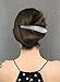 Ficcare Maximas Hair Clip in Glittery Silver Large