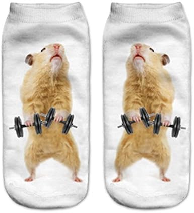 Chocky Rat Weight-lifting Socks Women Ankle Socks