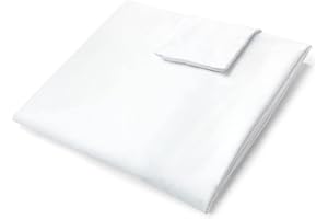 Vekkia King Size（76"x10"x6"） Bed Wedge Pillow Replacement Cover Only/Headboard Pillow Case/Mattress Wedge Cover（White）