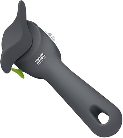 Kuhn Rikon Automatic Can Opener Gray No Sharp Edge Easy Open