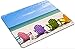 Liili Natural Rubber Mouse Pad Adirondack Beach Chairs on a Sun Beach in front of a Holiday Vacation Travel house IMAGE ID 28950860