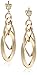 14k Yellow Gold Italian Polished and Textured Dangle Earrings, 1.75