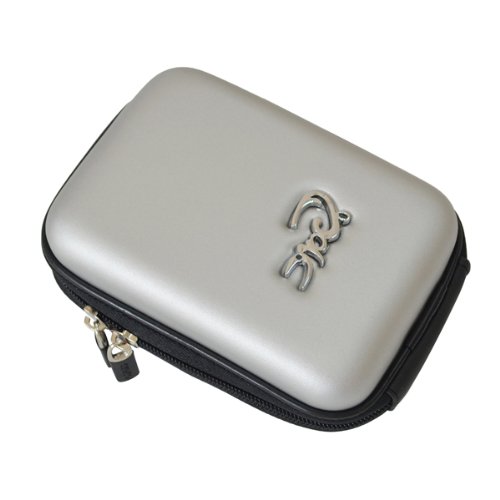 Croco CAS1613 Medium Tough Case for Digital Camera - Silver