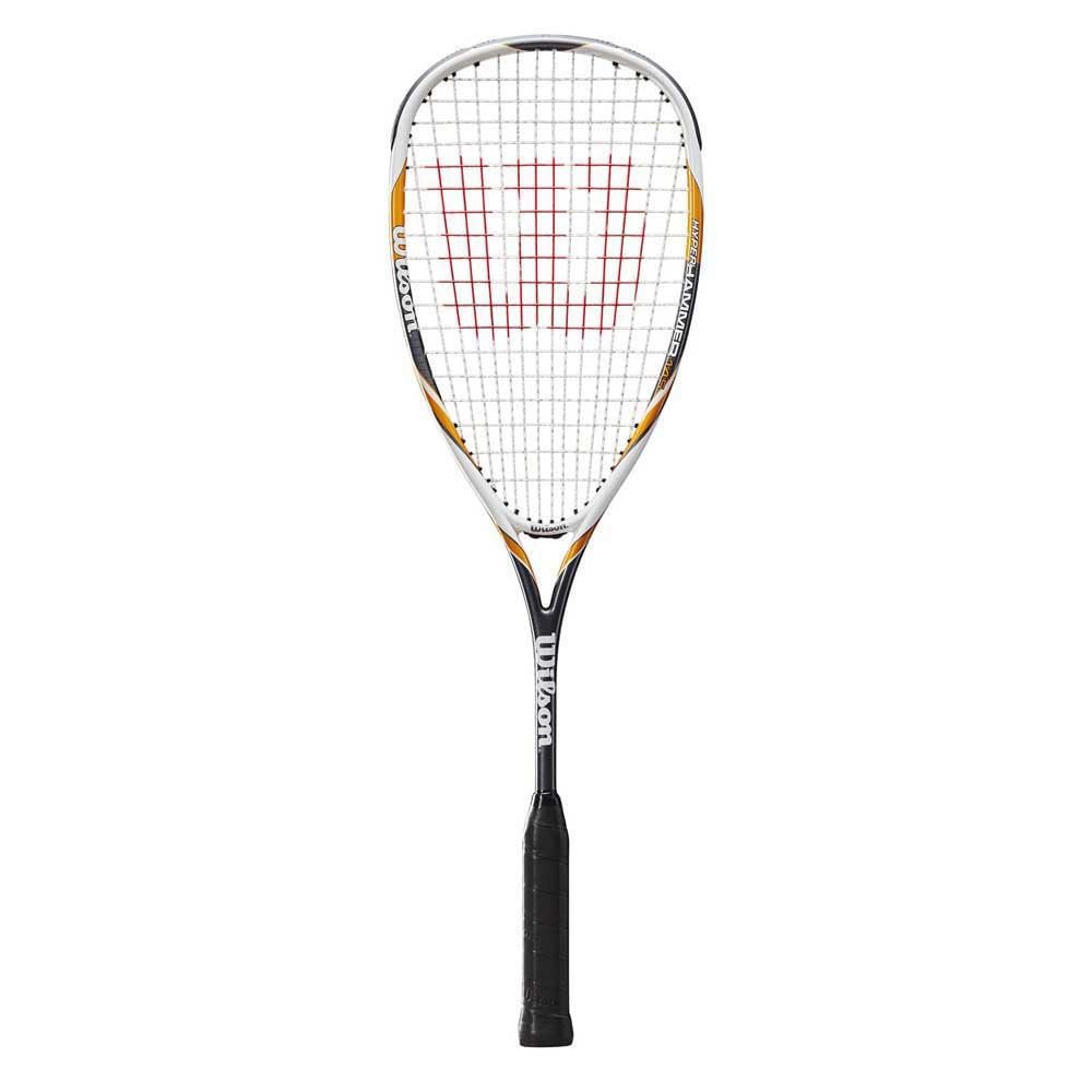 Wilson H145 Squash Racquet - White/Yellow/Grey, 27 Inch