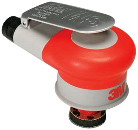 3M Mini Random Orbital Nib Sander - Pneumatic Palm Sander - For Automotive Paint Repair - Air Powered Tool - 1.25", 3/16 " Orbit - 20244
