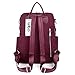 UTO Women Backpack Purse 3 ways Oxford Waterproof Cloth Nylon Ladies Rucksack Shoulder Bag Red