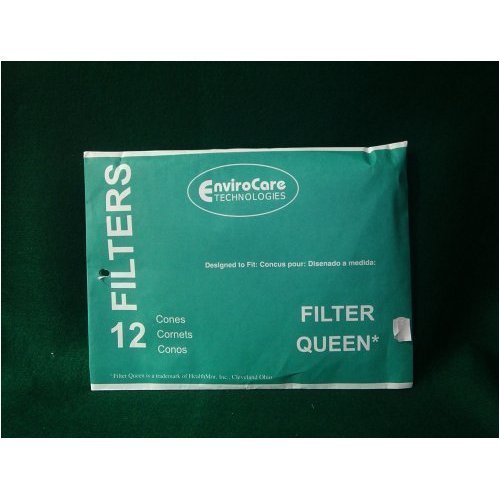 EnviroCare Replacement Vacuum Filter Cones for Filter Queen Vacuums 48 Cones