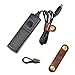 FIBOUND 10pcs Earphone Winder Leather Cable Straps,Cable Ties Leather Cord Organizer,USB Cable Clips,Earphone Winder with Leather Handmade