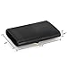 BMC Womens Chocolate Brown PU Leather Alligator Skin Pattern Perforated Glitter Metal Accent Envelope Flap Clutch Handbag