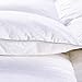 ROSECOSE Luxurious Goose Down Comforter Twin Size Duvet Insert All Seasons Solid White Hypo-allergenic 1200 Thread Count 750+ Fill Power 100% Cotton Shell Down Proof with Tabs (Twin, White)
