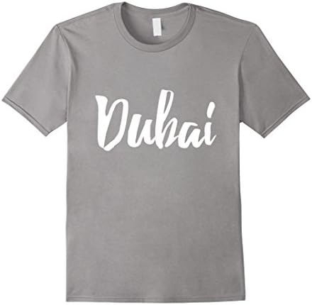 Men's Dubai UAE T-Shirt Large Slate
