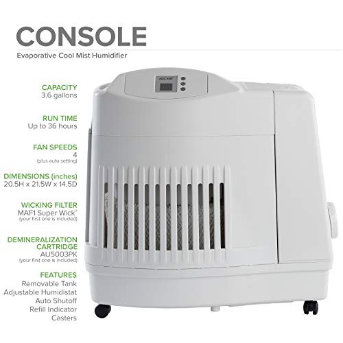 AIRCARE MA WholeHouse ConsoleStyle Evaporative Humidifier (Console