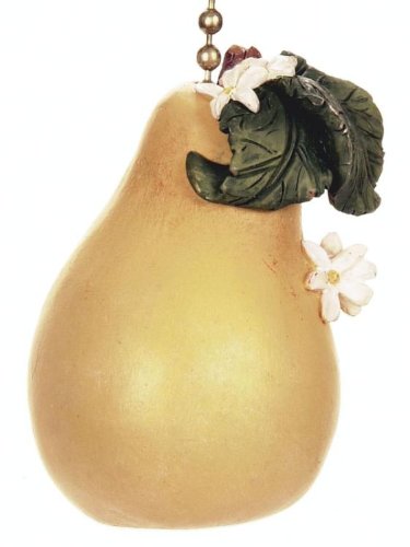 Clementine Designs Pear Fruit Decorative Kitchen Ceiling Fan Light Pull