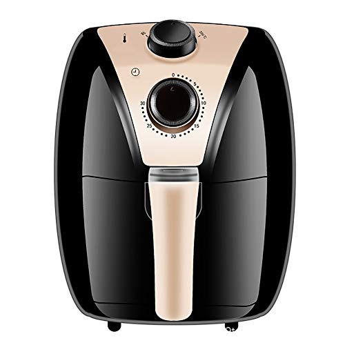 Click Here to See More Images New Air Fryer, 1350W Oil-free Air Fryer, 2.8L Large Capacity Fries Machine, Gold,Recipes, Healthy Cookware Food Oven
