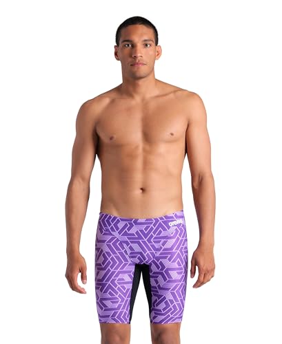 ARENA Men's Swim Jammer Escape Team Print MaxLife Athletic Swimwear Professiona…