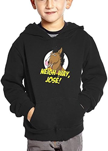 Anatoly BoJack Cartoon Horseman Unisex Children Hoodie Pockets Hoodies Sweatshirt 4 Toddler Black