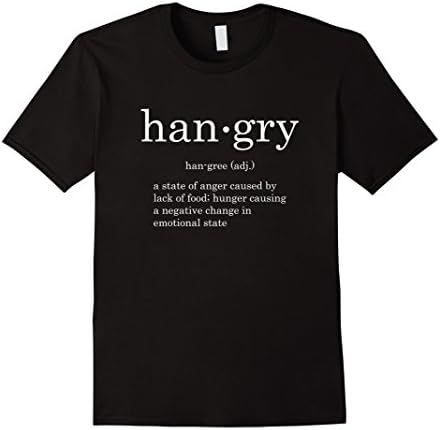 Men's Hangry T Shirt Men | Women | Kids 2XL Black