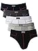 Men's Solid Color Bikini Brief Underwear(Pack of 5)