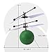 Leegor RC Toy Epoch Air RC Flying Ball, RC Drone Helicopter Ball Built-in Shining LED Lighting for Kids Teenagers Colorful Flyings for Kids Toy Christmas Gift (Green)