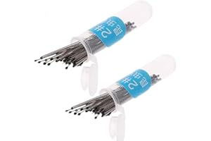 200 Pcs Insect Pins Specimen Pins Stainless Steel with Plastic Box Resin for Head for Entomology Dissection for Butte, Scienc