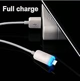 Drhob 1pcs Visible Micro USB Cable Fast Charging Sync Charger Cord For Android mobile phone operating systemï¼ˆRandom Colorï¼‰