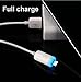 Drhob 1pcs Visible Micro USB Cable Fast Charging Sync Charger Cord For Android mobile phone operating system（Random Color）