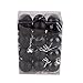 Hot Sale!! Christmas Tree Decor Ball,Lelili Fantastic 24Pcs Xmas Hanging Decor Ball Home Party Tree Ornament Decor (30mm, Black)