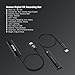 Scenes Lifelike VR Recording Headphones with Built-in Binaural 3D Audio Microphones ASMR, in-Ear Earbuds, Apple iOS ONLY, No Extra App Needed, Black