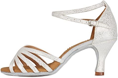SWDZM Women Latin Dance Shoes Satin Ballroom Model-1810